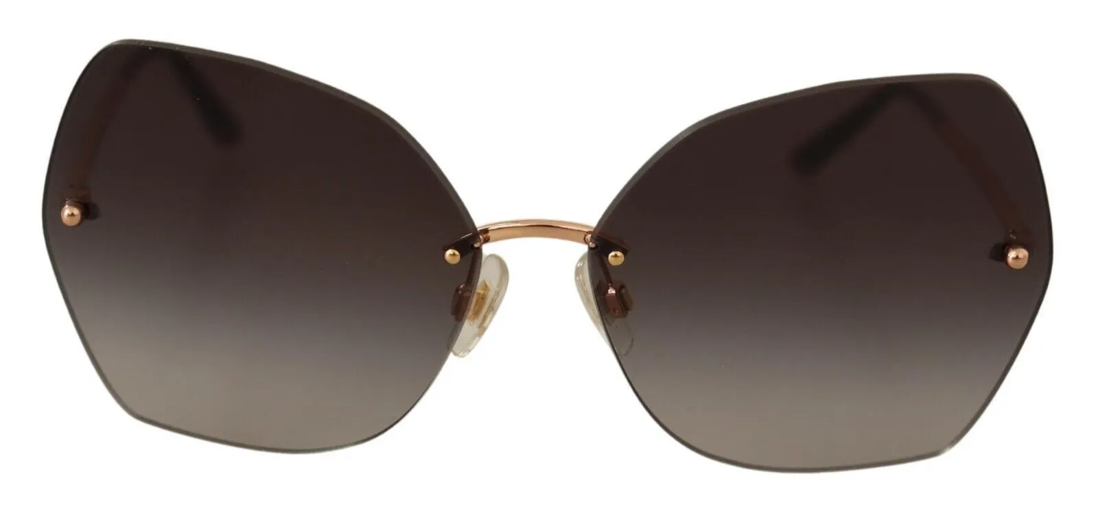 Dolce & Gabbana Women's Elegant Gold-Tinted UV Protection Sunglasses