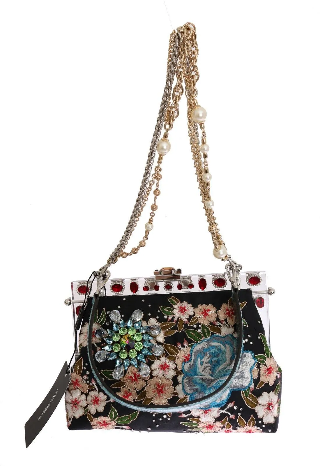 Dolce & Gabbana Women's Elegant VANDA Evening Clutch with Exotic Detailing