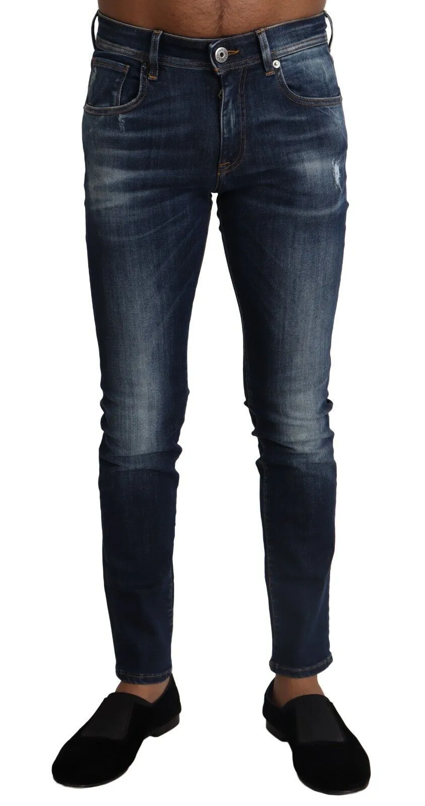 Dolce & Gabbana Men's Elegant Slim Fit Denim for the Modern Man
