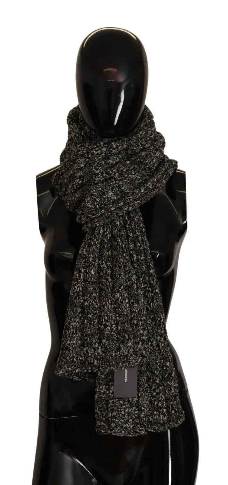 Dolce & Gabbana Women's Elegant Virgin Wool Blend Knitted Shawl