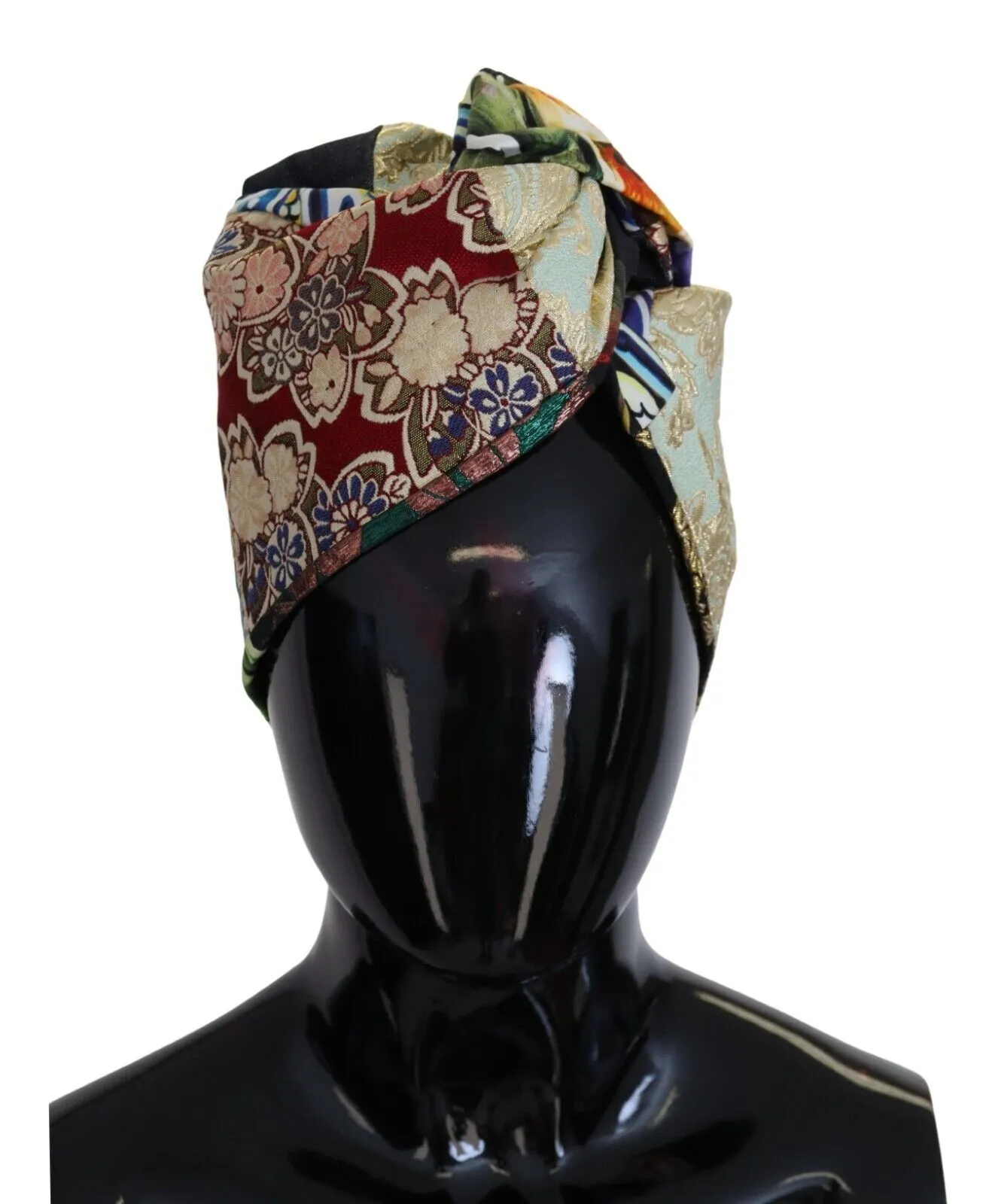 Dolce & Gabbana Women's Multicolor Cotton-Blend Turban Hat