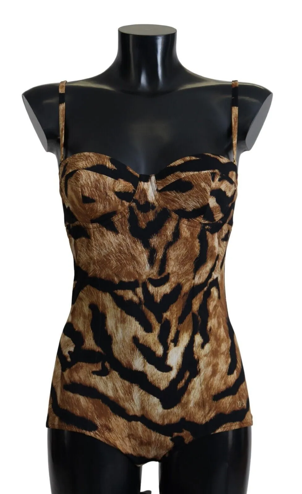 Dolce & Gabbana Women's Elegant Leopard Print One-Piece Swimsuit