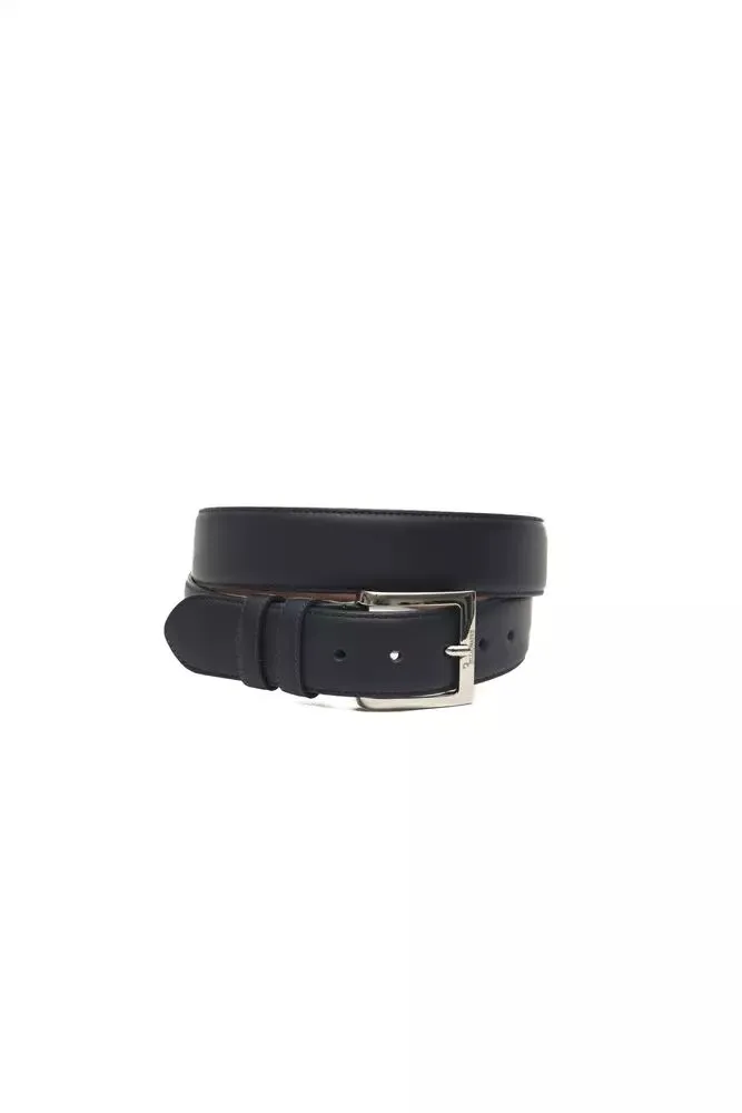 Billionaire Italian Couture Men's Elegant Blue Italian Leather Belt
