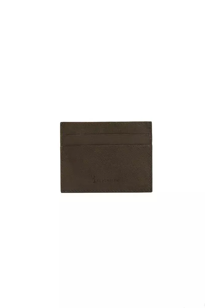 Billionaire Italian Couture Men's Elegant Leather Credit Card Holder