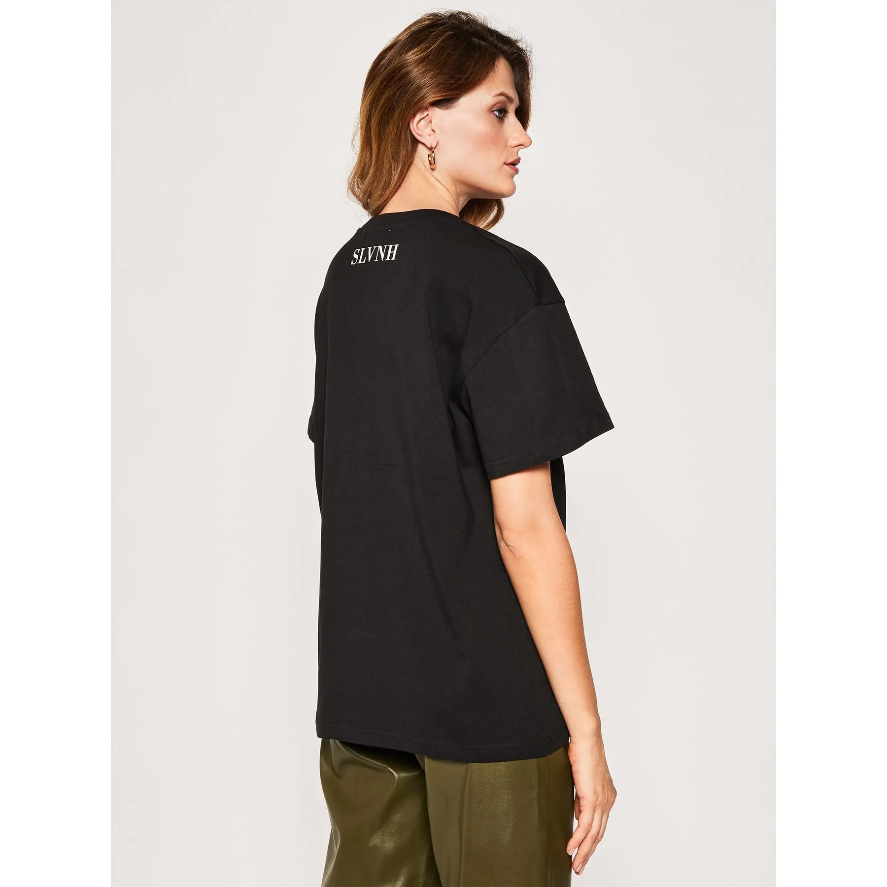 Silvian Heach Women's Elegant Black Bassimi T-Shirt