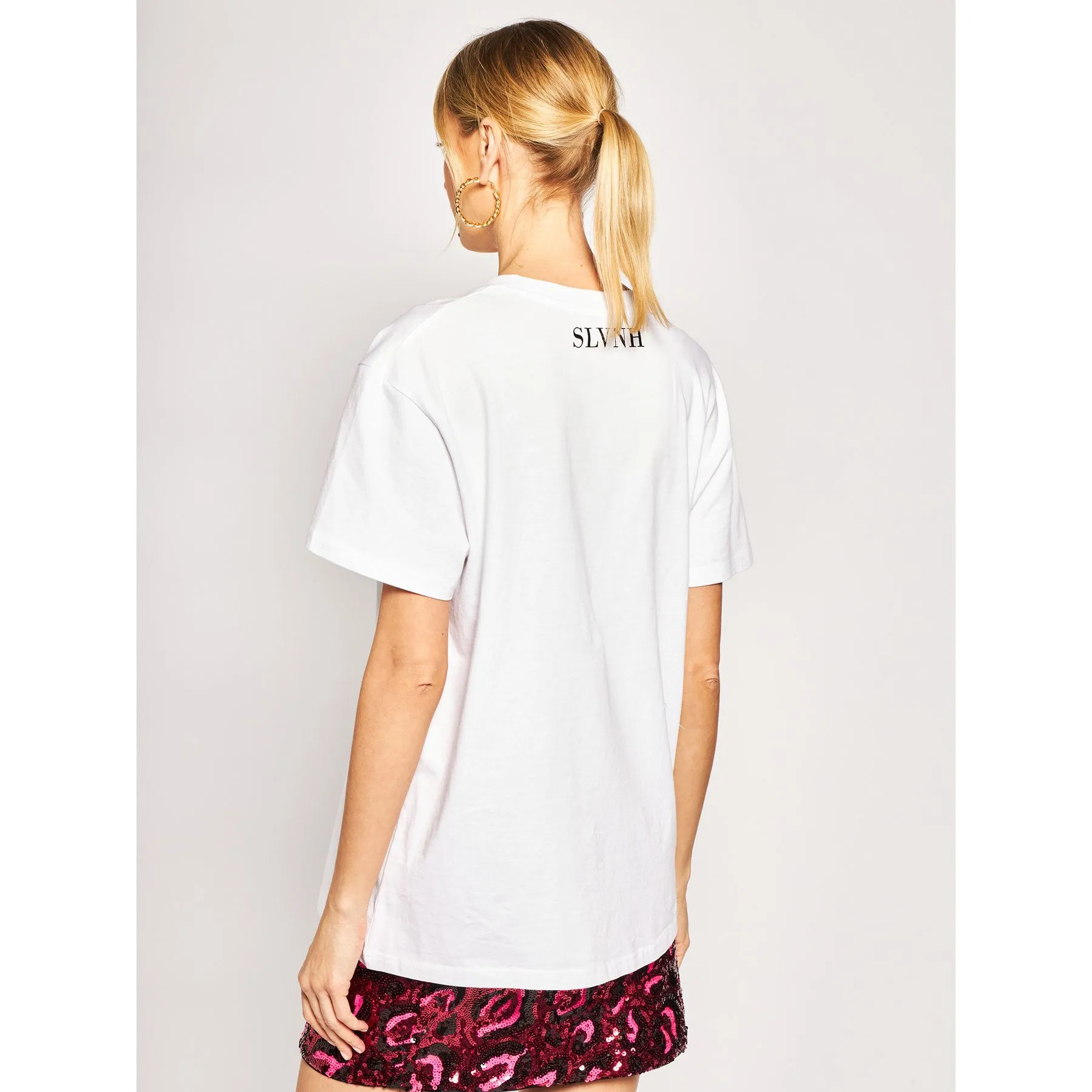 Silvian Heach Women's Elegant White Felo Tee for Chic Style