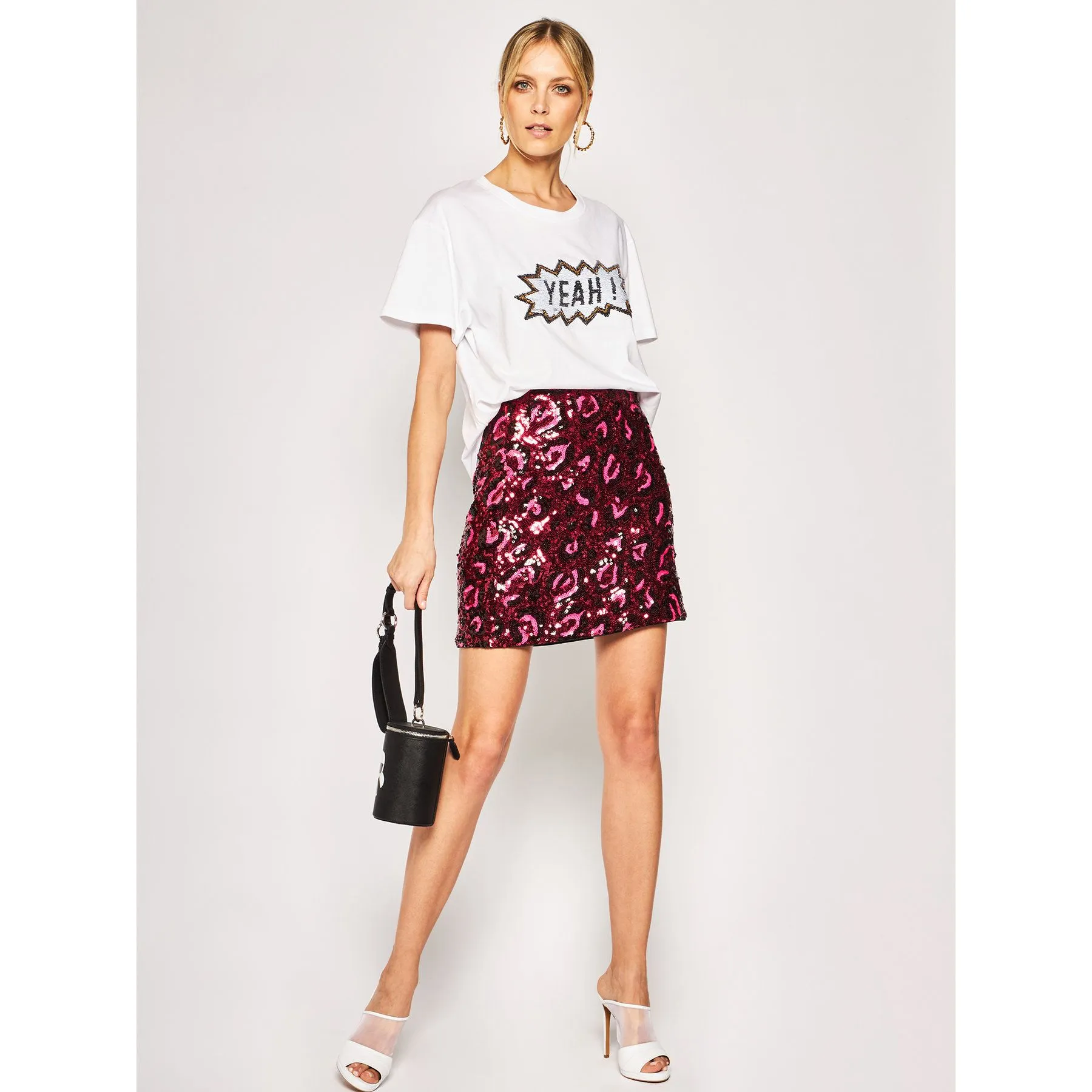 Silvian Heach Women's Elegant White Felo Tee for Chic Style
