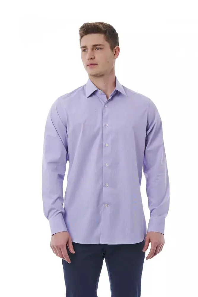 Bagutta Men's Chic Italian Collar Regular Fit Men's Shirt