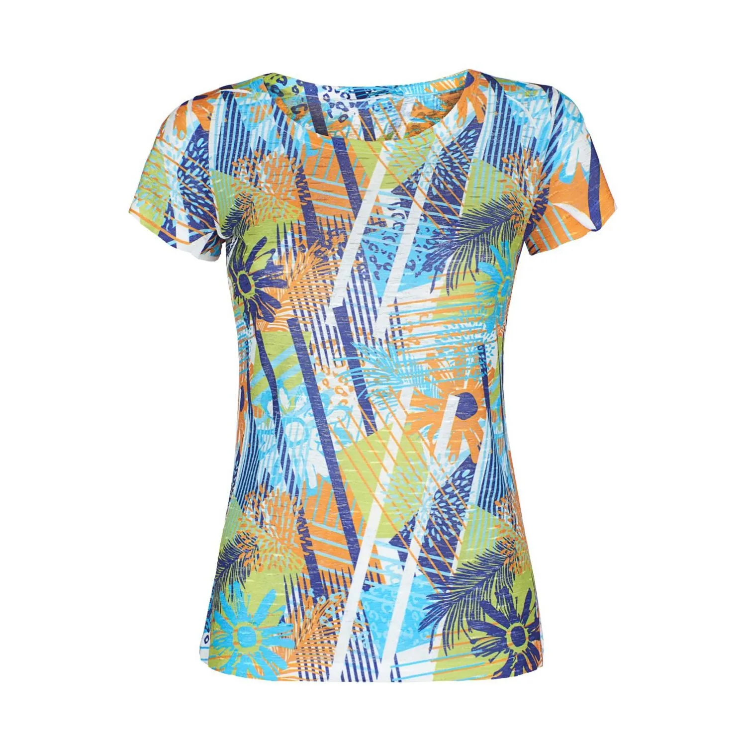 Yes Zee Women's Vibrant Printed Women's Polyester T-Shirt