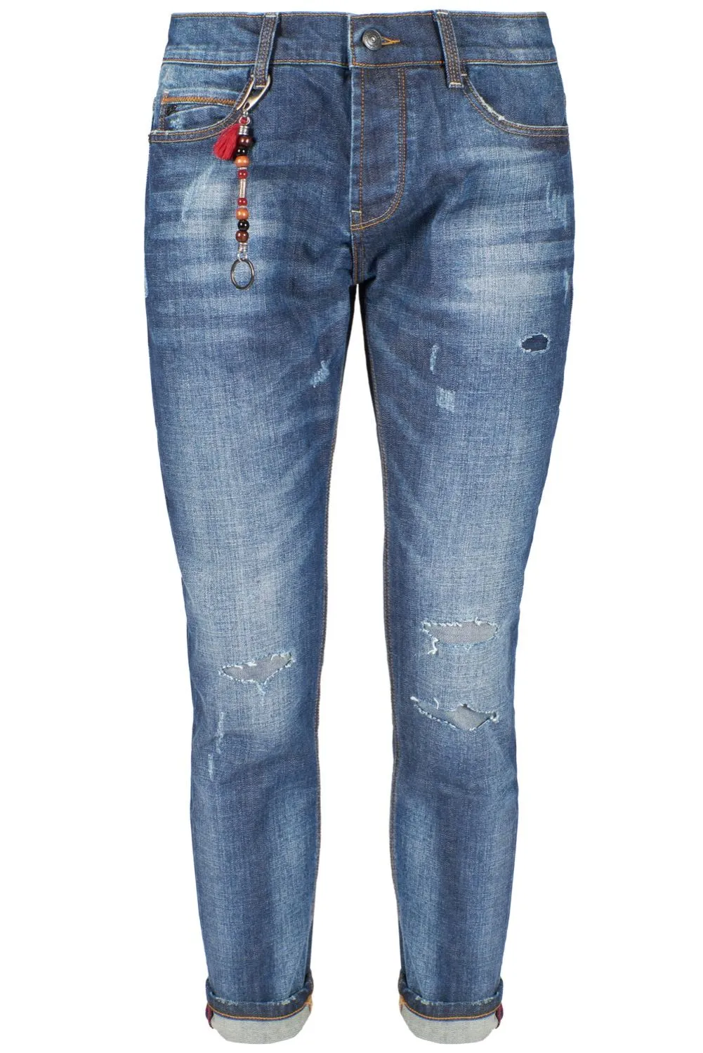 Yes Zee Men's Sleek Slim Fit Stretch Jeans