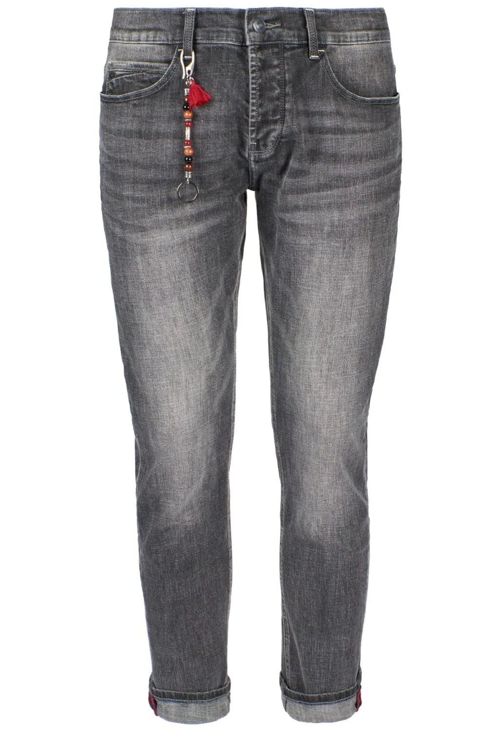 Yes Zee Men's Chic Black Slim Fit Elastic Jeans
