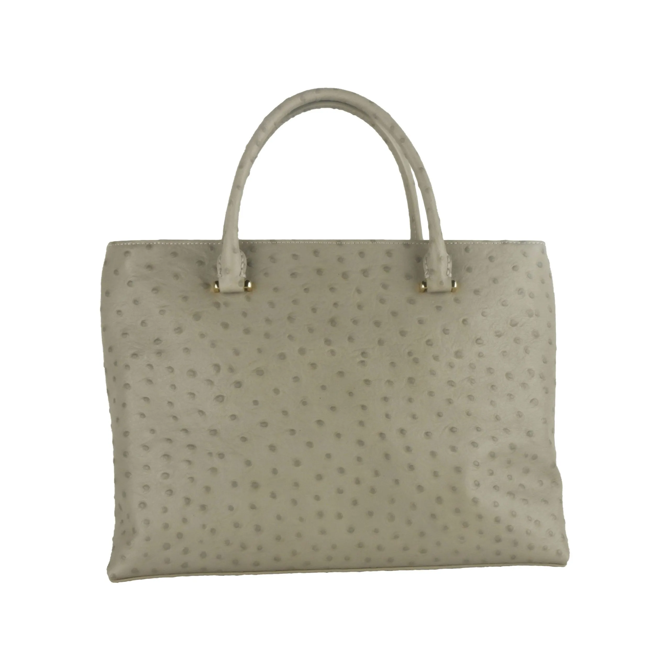 Cavalli Class Women's Elegant Grey Vitello Leather Handbag