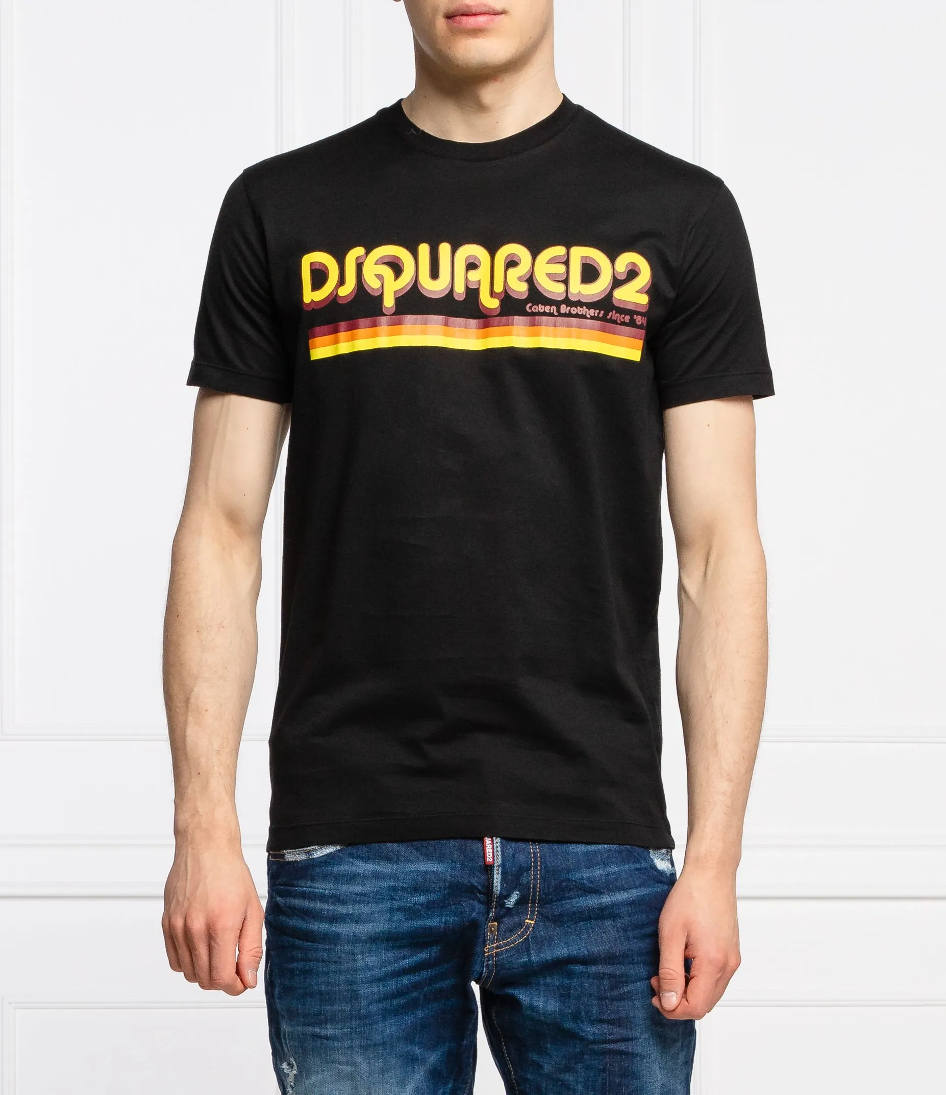 Dsquared² Men's Elegant Cotton Print Tee for Him