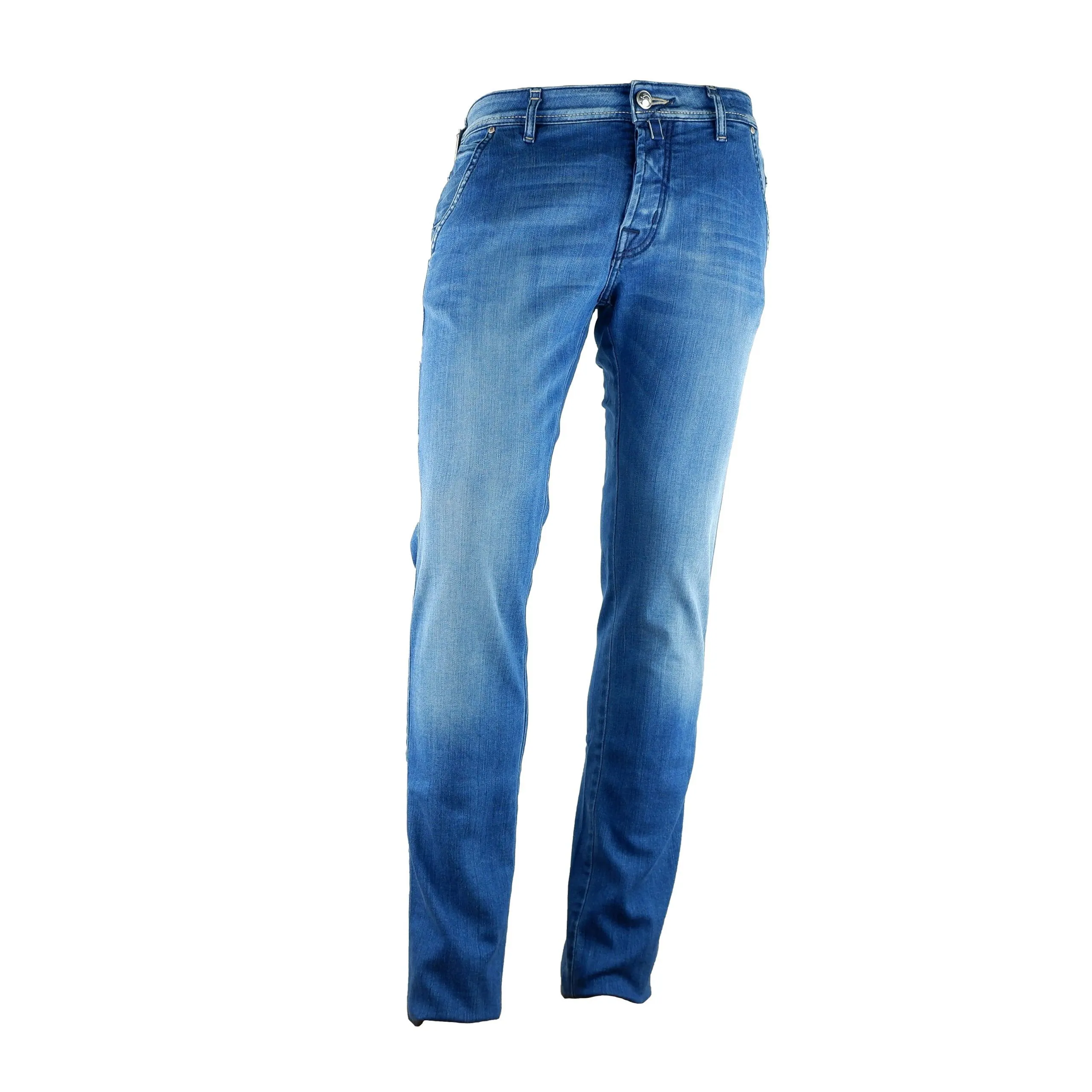 Jacob Cohen Men's Elegant Straight Jeans in Comfort Denim Blue