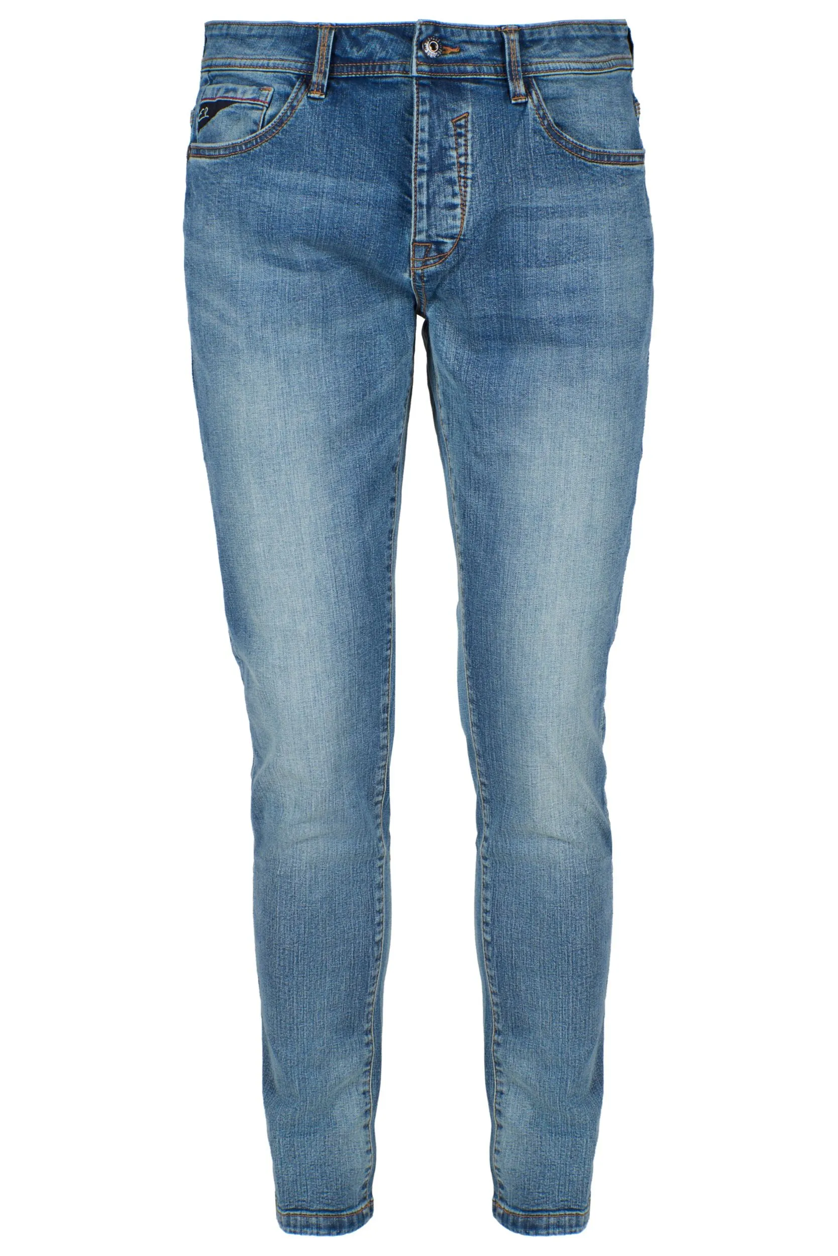Yes Zee Men's Sleek Slim Fit Denim - Refined Comfort & Style