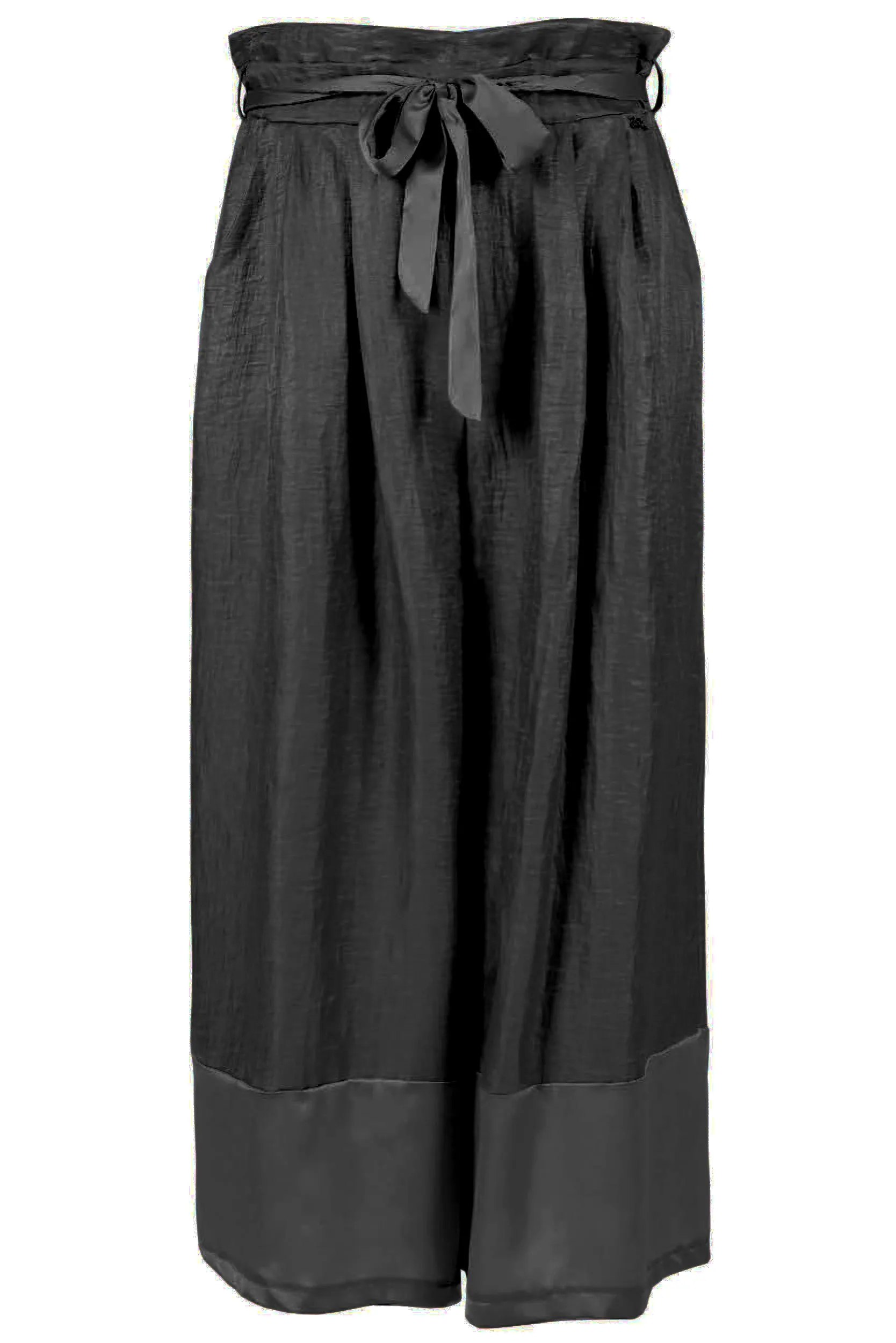 Yes Zee Women's Chic Black Poly Pants - Perfect for Every Wardrobe
