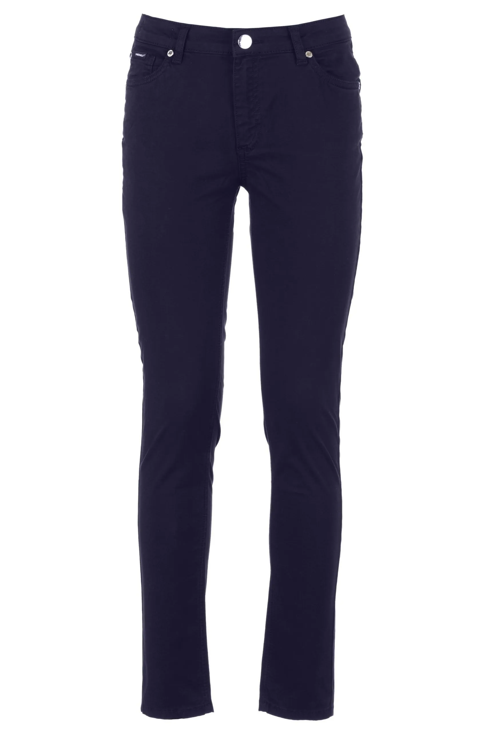 Fred Mello Women's Chic Blue Skinny Fit Pants - Unleash Elegance