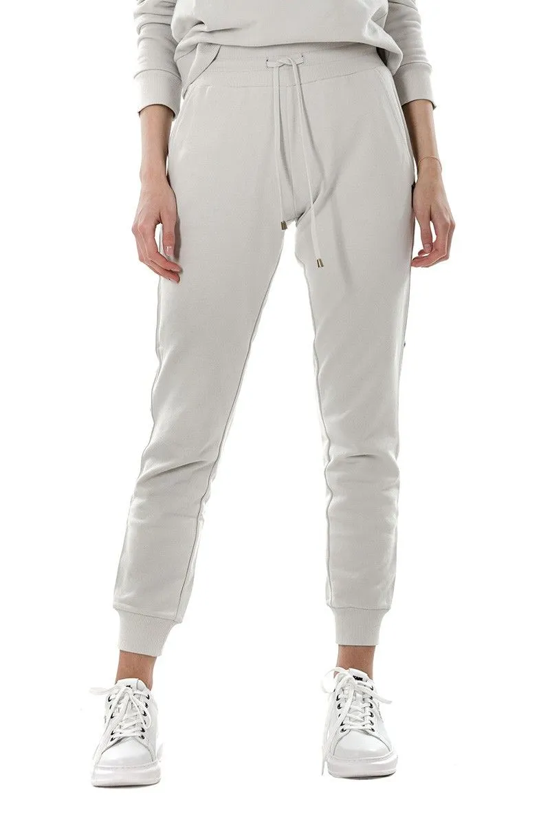 Patrizia Pepe Women's Chic Straight Cut Trousers with Eyelet Details